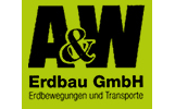 Logo A & W Erdbau GmbH Containerdienst Alpen