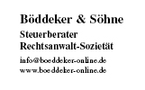 FirmenlogoBöddeker & Söhne - Steuerberater Rechtsanwalt Paderborn