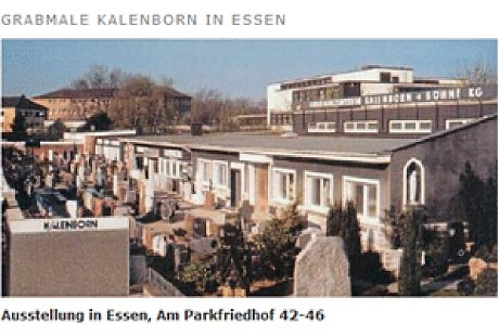 Bildergallerie Grabmale Kalenborn Essen