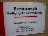 Bild 2 Rechtsanwalt Wolfgang Schwemmer in Bayreuth