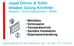 Bild 1 Dörrer J. & S. Inh. G. Kirchner in Stockstadt