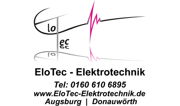 EloTec - Elektrotechnik GmbH in Wörnitzstein Stadt Donauwörth - Logo