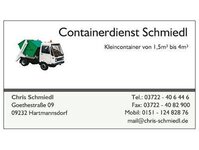 Bild 1 Containerdienst M. Georgi & C. Schmiedl, Containertransporte von 1 m³ bis 10 m³ in Hartmannsdorf