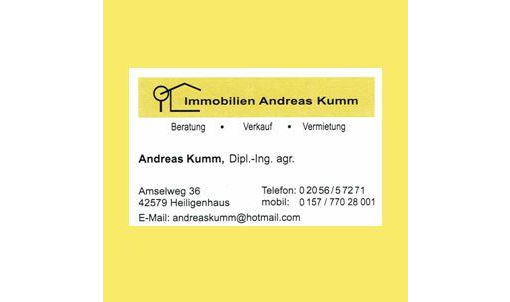 Dipl.-Ing. agr. Andreas Kumm Immobilien in Heiligenhaus - Logo