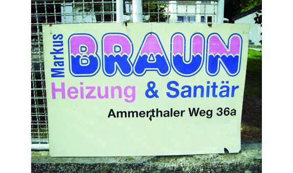 Braun Sanitärinstallation in Gärbershof Stadt Amberg in der Oberpfalz - Logo