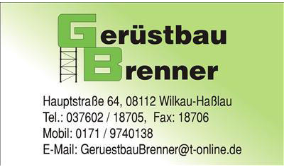 Gerüstbau Brenner in Culitzsch Stadt Wilkau Haßlau - Logo