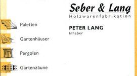 Bild 1 Seber und Lang, Holzwarenfabrikation Inhaber Peter Lang in Rehau