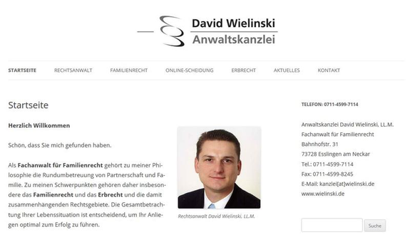 Anwaltskanzlei David Wielinski in Esslingen am Neckar - Logo