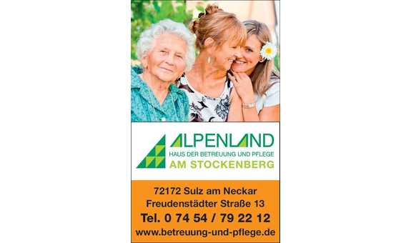 Alpenland Haus der Betreuung und Pflege Am Stockenberg in Sulz am Neckar - Logo