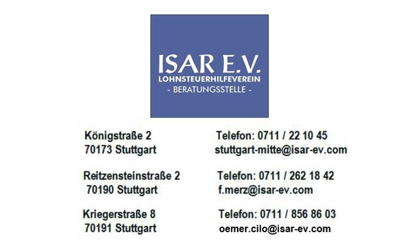 ISAR E.V. Lohnsteuerhilfeverein in Esslingen am Neckar - Logo