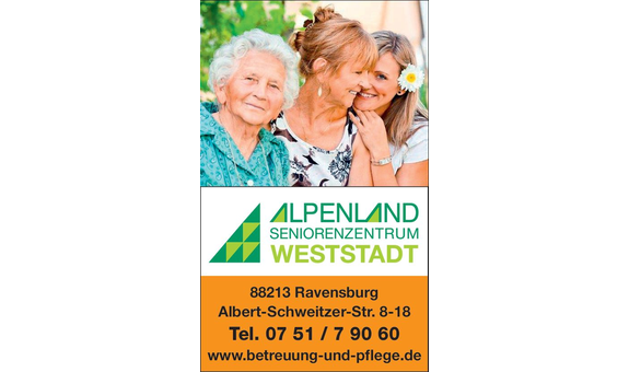 Alpenland Seniorenzentrum Weststadt in Ravensburg - Logo