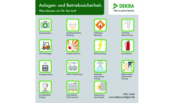 DEKRA in Stuttgart - Logo