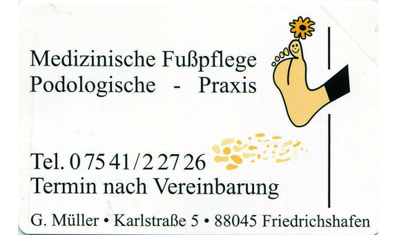 Müller Gabriele med. Fußpflege, Podologische Praxis in Friedrichshafen - Logo