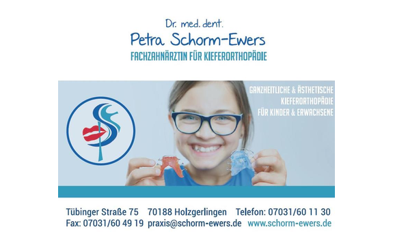 Schorm-Ewers Petra Dr.med.dent. in Holzgerlingen - Logo