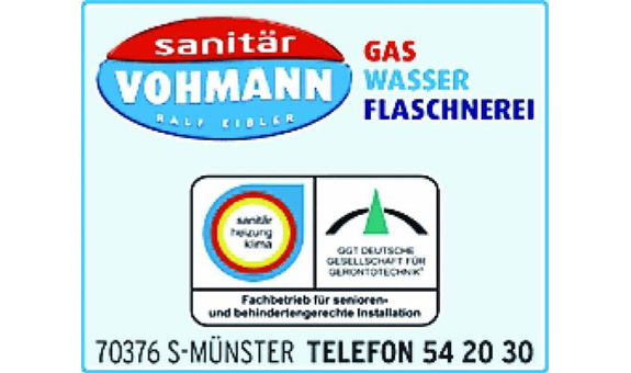 Vohmann GmbH Sanitäre Anlagen in Stuttgart - Logo