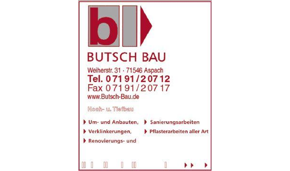 Butsch Bau in Rietenau Gemeinde Aspach - Logo