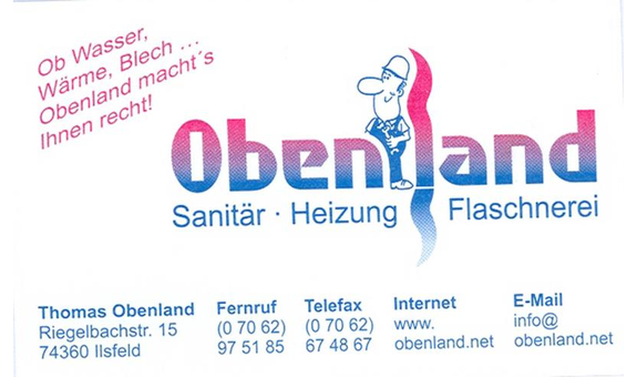 Obenland Thomas Sanitär-Heizung-Flaschnerei in Ilsfeld - Logo