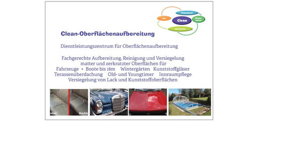 Clean Oberflächentechnik GmbH, Lackiererei, Fahrzeugpflege und Aufbereitung in Eppingen - Logo