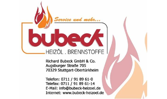 Bubeck Heizöl GmbH & Co. in Stuttgart - Logo