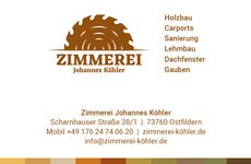 Bild 1 Zimmerei Köhler in Ostfildern