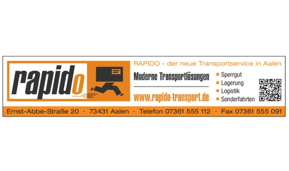 Rapido Transportservice in Aalen - Logo