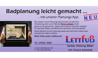 Lettfuss, Inh. Francis Schmiedt e.K. in Oberstenfeld - Logo