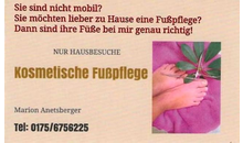 Kundenbild groß 1 Anetsberger Marion Kosmetische Fußpflege