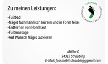 Kundenbild groß 1 Müller Günther mobile kosmetische Fußpflege