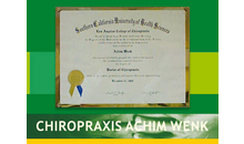 Kundenbild groß 2 Wenk Achim D.C. Doctor of Chiropractic (USA)