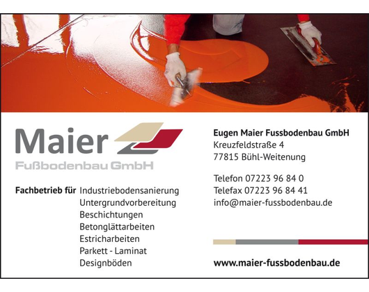 Kundenfoto 1 Maier Eugen Fußbodenbau GmbH