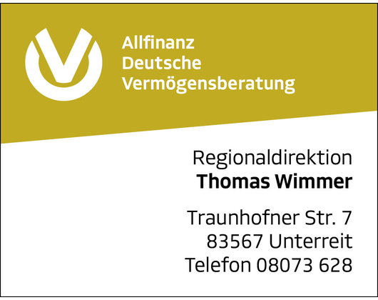 Kundenfoto 3 Wimmer Thomas Versicherungskaufmann (IHK) Regionaldirektion für Allfinanz Aktiengesellschaft DVAG