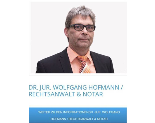 Kundenfoto 1 Hofmann Dr. Wolfgang Rechtsanwalt und Notar