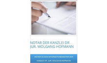 Kundenbild groß 3 Hofmann Dr. Wolfgang Rechtsanwalt und Notar