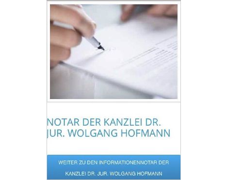 Kundenfoto 3 Hofmann Dr. Wolfgang Rechtsanwalt und Notar