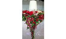 Kundenbild groß 4 Blumen mit Herz Rosa CaNina