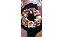 Kundenbild groß 3 Blumen mit Herz Rosa CaNina
