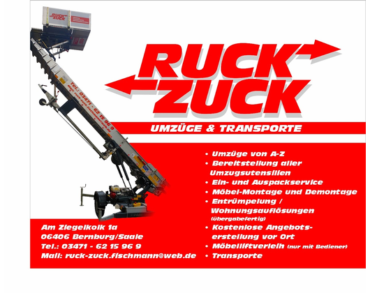 Kundenfoto 2 Ruck-Zuck Umzüge Transporte aller Art