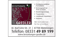 Kundenbild groß 1 Bestattungen Gredler GmbH