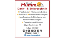 Kundenbild groß 1 Christof Humm Dach- & Solartechnik