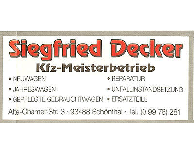 Kundenfoto 1 Decker Siegfried Autowerkstatt