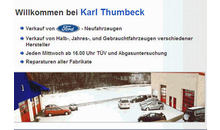 Kundenbild groß 1 Thumbeck Karl KFZ-Reparaturwerkstätte