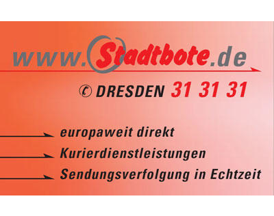 Kundenfoto 1 Stadtbote GmbH Kurierdienst und Kleintransporte