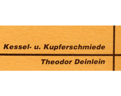 Kundenfoto 1 Deinlein Theodor Kupferschmiede