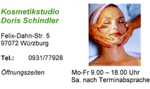 Kundenbild groß 1 Schindler Doris Kosmetikstudio