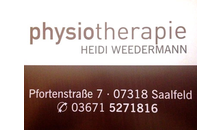Kundenbild groß 3 Weedermann Heidi Physiotherapie