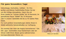 Kundenbild groß 6 Häußermann´s Ochsen Hotel, Schwäbische Küche, Familienfeiern