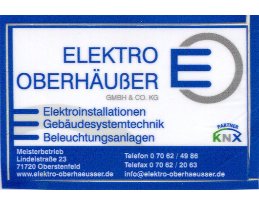 Kundenfoto 1 Oberhäußer GmbH & Co. KG Elektromeisterbetrieb