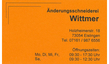 Kundenbild groß 1 Änderungsschneiderei Wittmer - Inh. Barbara Wittmer