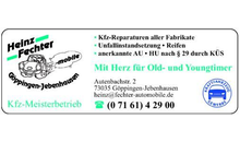 Kundenbild groß 1 Heinz Fechter, Kfz-Meisterbetrieb