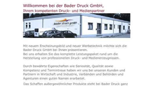 Kundenbild groß 1 Bader Druck GmbH Grafik, Werbund und Druck